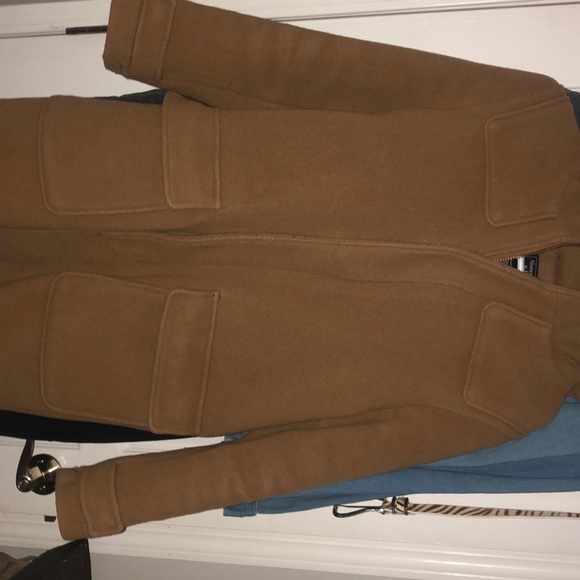 Abercrombie and Fitch Wool-Blend Trench Coat - Picture 4 of 4